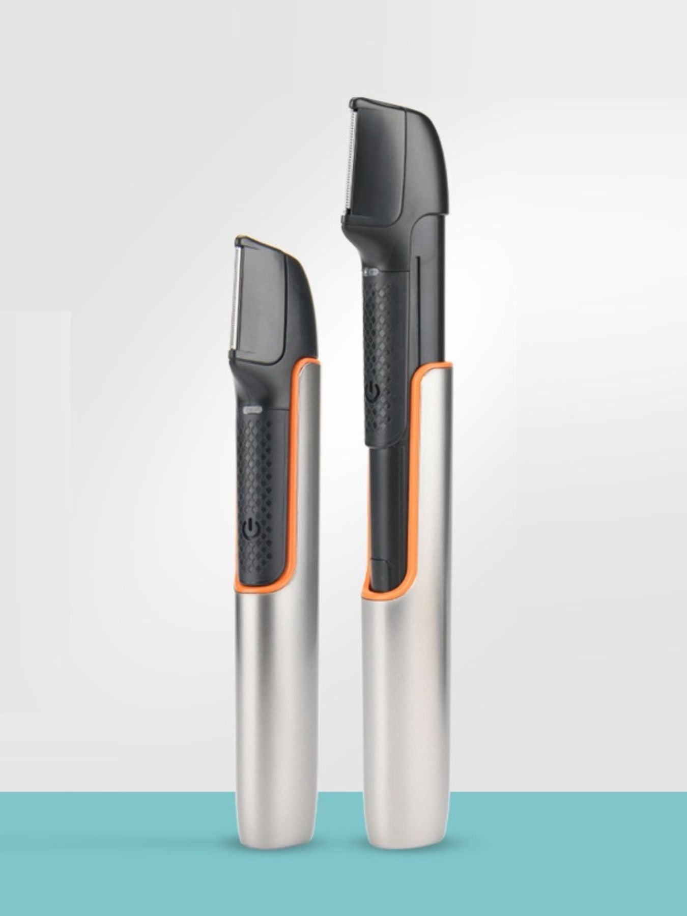 Black portable hair removal epilator by Trendsi, compact design with multiple attachments for easy at-home hair removal.