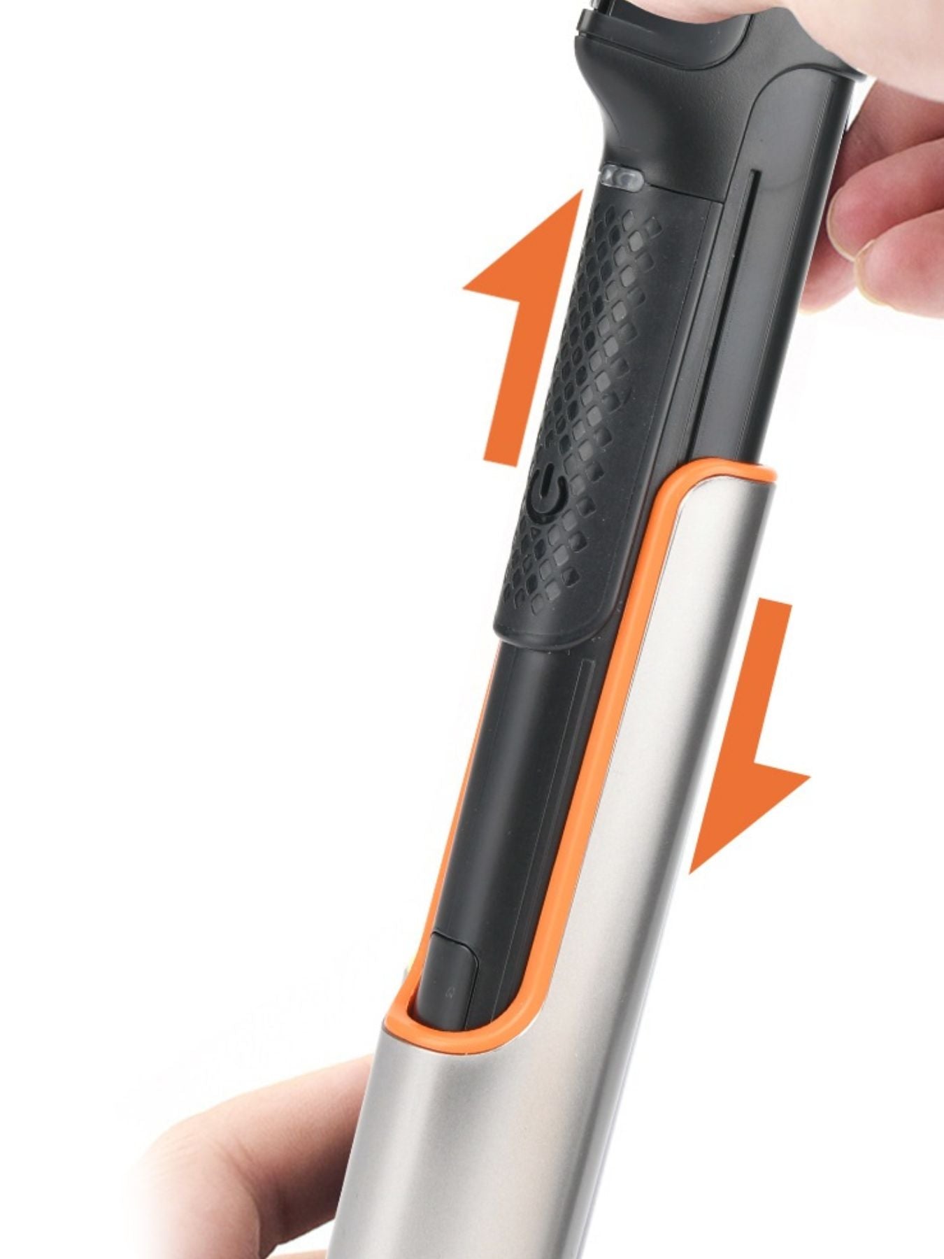 Black portable hair removal epilator by Trendsi, compact design with rotating head for easy at-home hair removal.