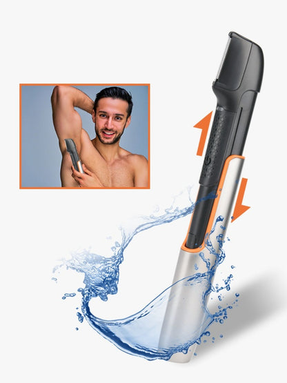 Black portable Trendsi hair removal epilator with one size fits all design, compact and easy to use for smooth skin.