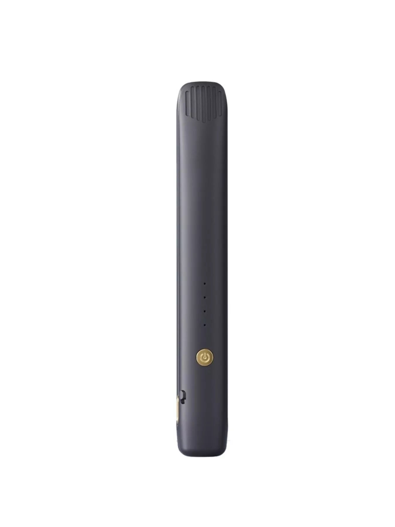 Black portable hair straightener from Trendsi, compact and lightweight for easy styling on the go.
