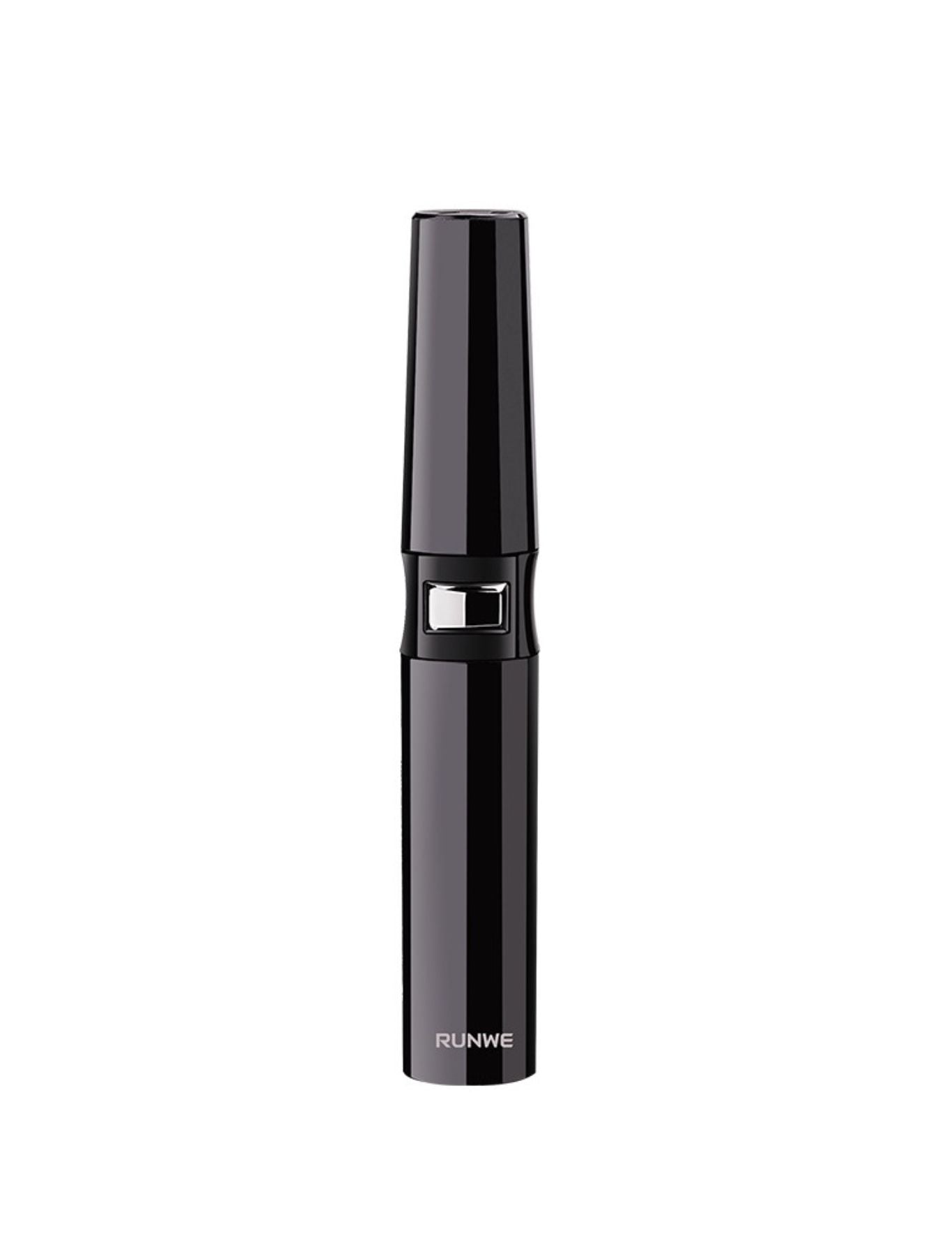 Black portable nose hair trimmer from Trendsi, compact design for easy grooming and trimming nose hair.