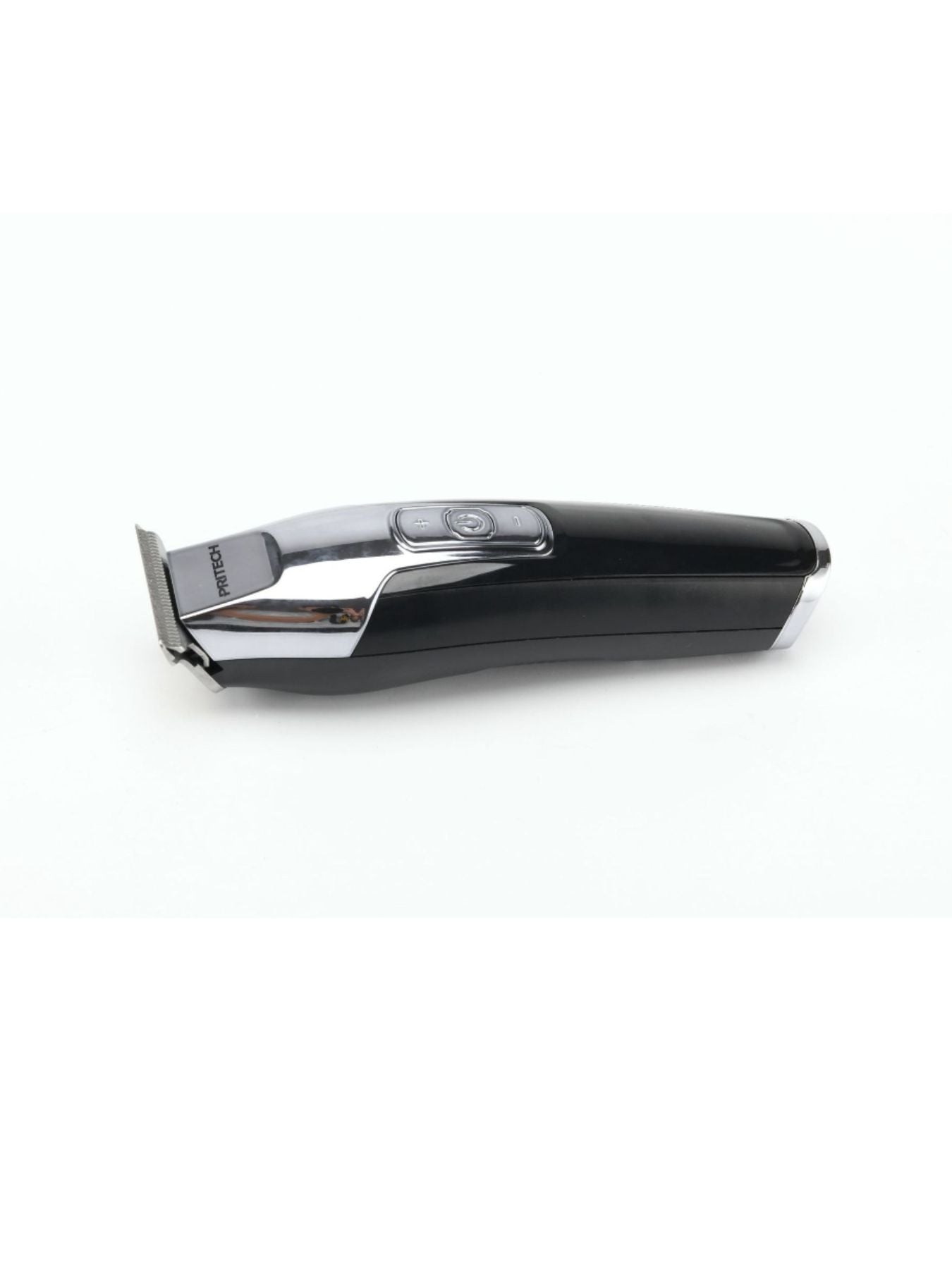 Black rechargeable cordless hair clipper by Trendsi with ergonomic design and adjustable blades for precise haircutting.
