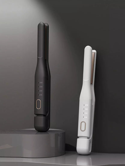Black Trendsi temperature control hair straightener with ergonomic design and adjustable heat settings for smooth styling.