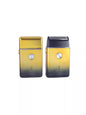 Black and orange portable mini shaver by Trendsi, compact design for easy grooming on the go.