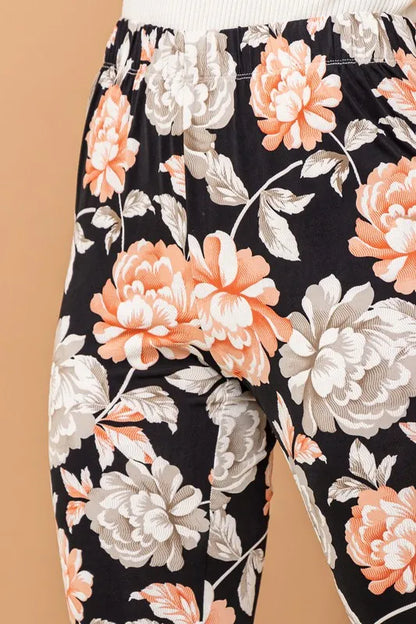 Black wrinkle-free stretch bell bottom flare pants by Trendsi, featuring a high waist and wide leg design.