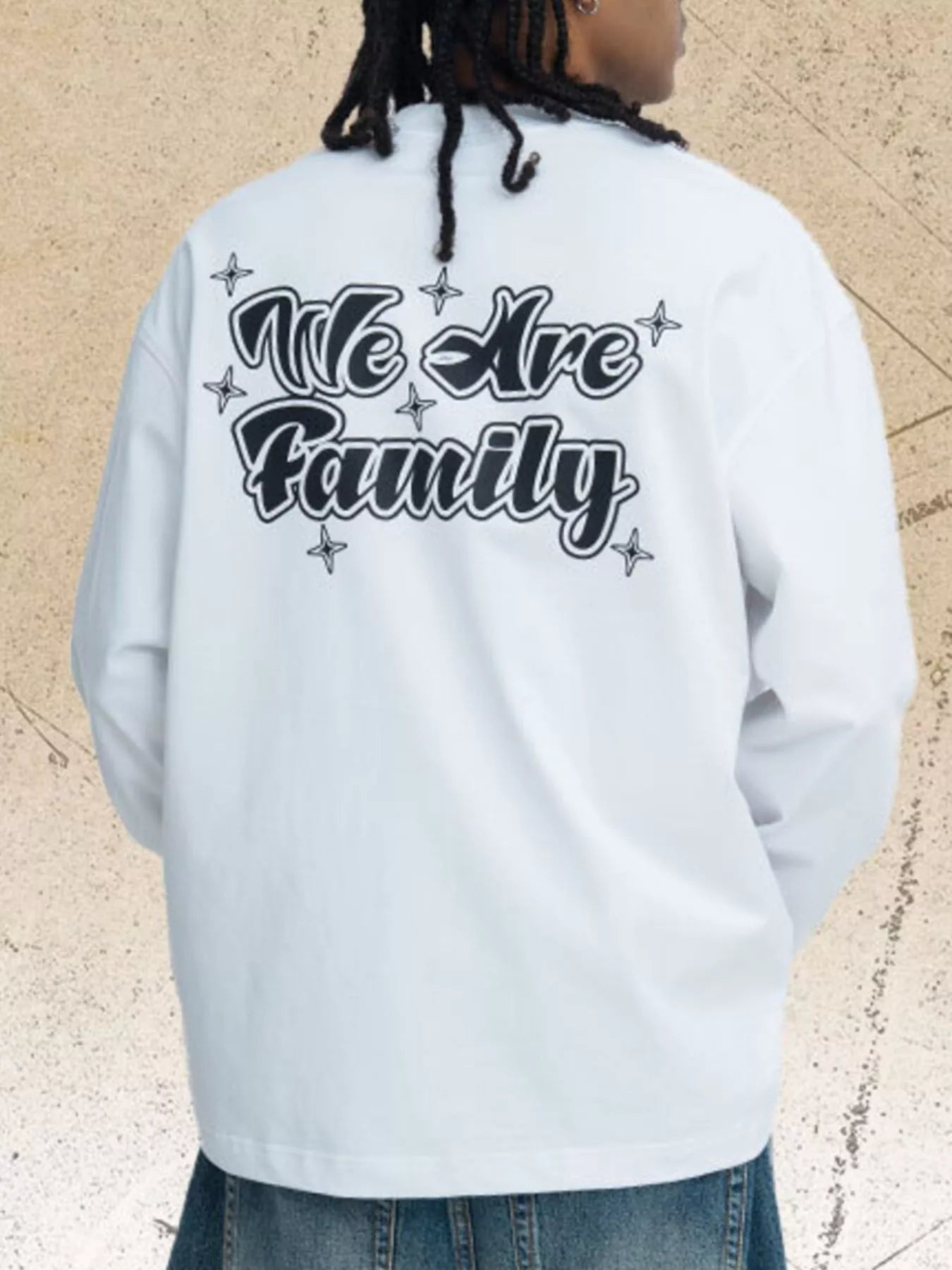Black children's long sleeve T-shirt with a colorful Class Five graphic design from Trendsi.