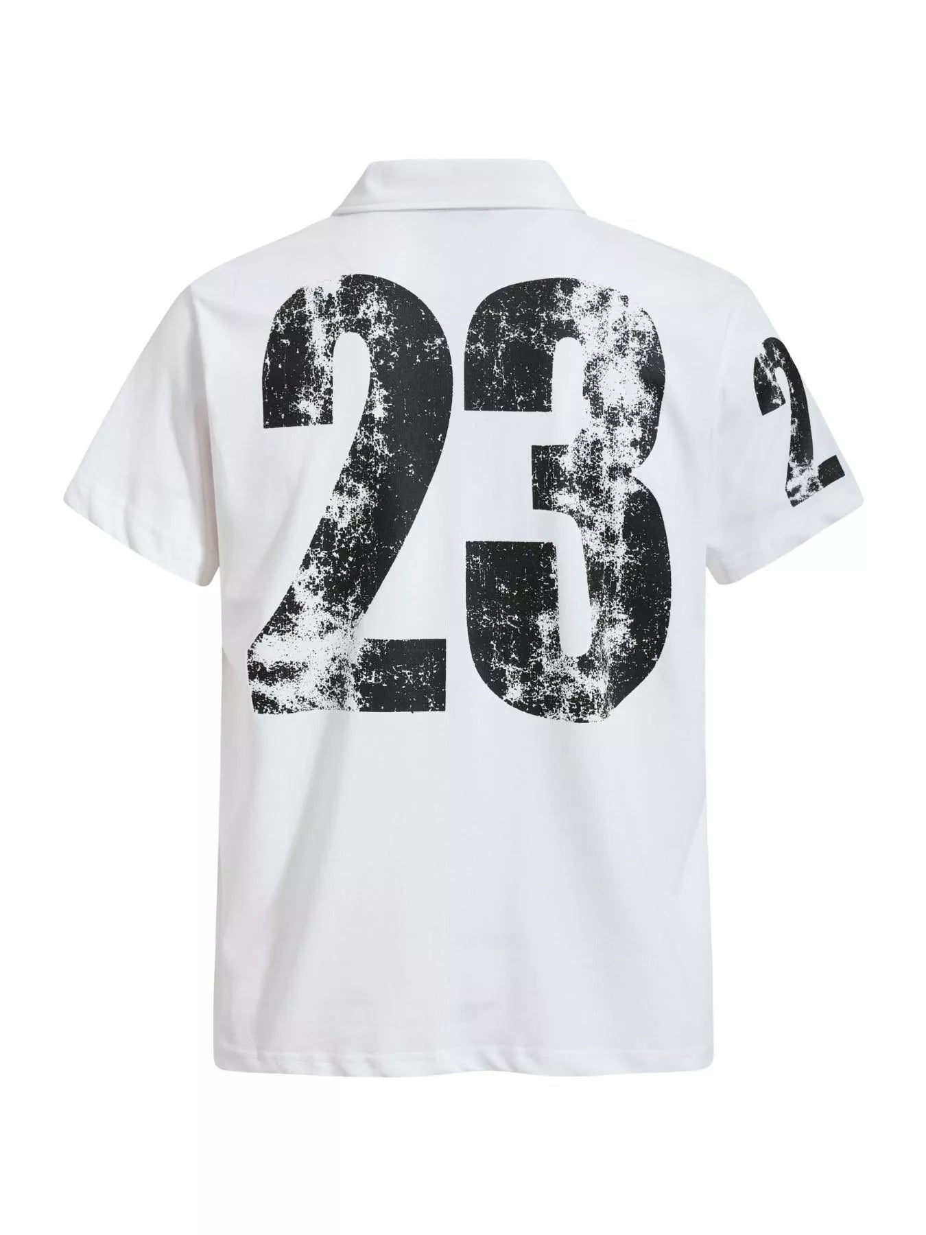 Black men's classic embroidered short sleeve polo shirt by Trendsi, featuring a collar, embroidery detail, and a comfortable fit.