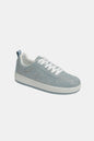 Blue denim Forever Link rhinestone platform flat sneakers by Trendsi with sparkling rhinestone details and casual slip-on style.