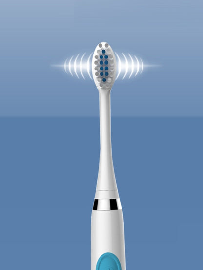 Blue Trendsi multi-speed electric toothbrush with multiple brushing modes and ergonomic handle for effective oral cleaning.