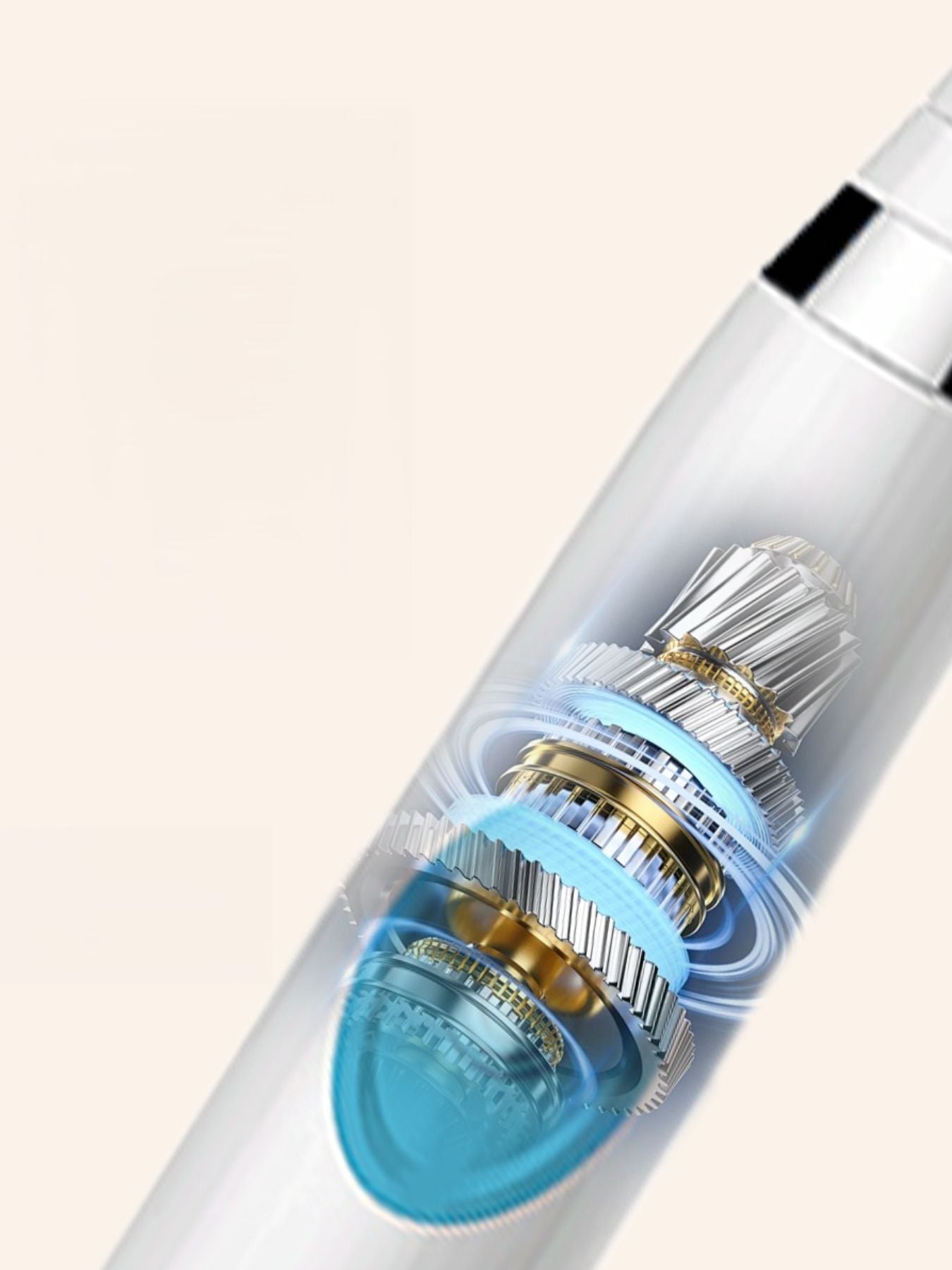 Blue Trendsi multi-speed electric toothbrush with a sleek handle and multiple brushing modes, ideal for effective dental cleaning.