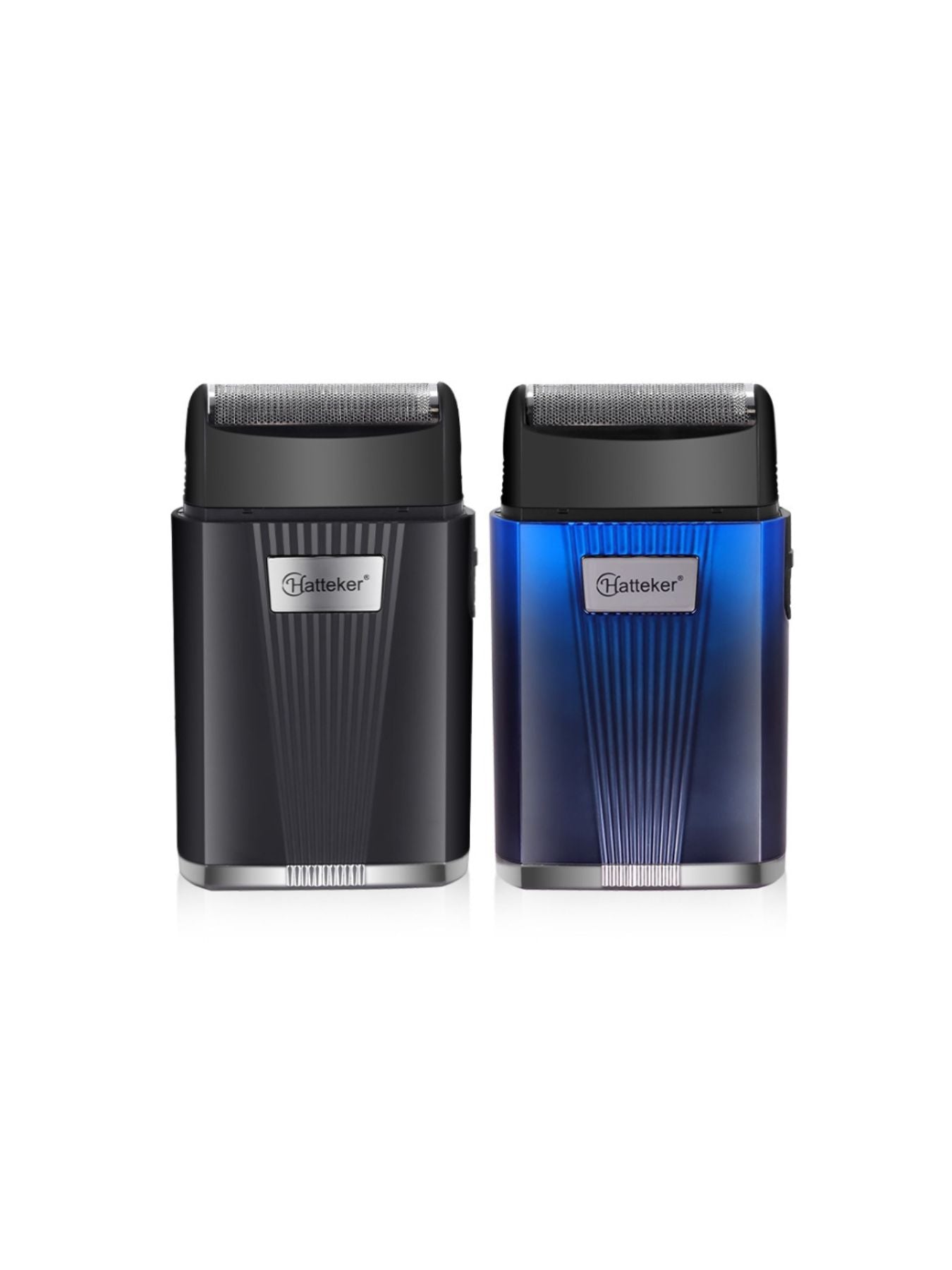 Blue portable electric shaver by Trendsi with a sleek compact design for easy grooming on the go.