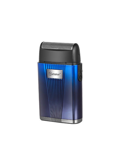 Blue portable electric shaver by Trendsi with a compact design, ideal for on-the-go grooming.