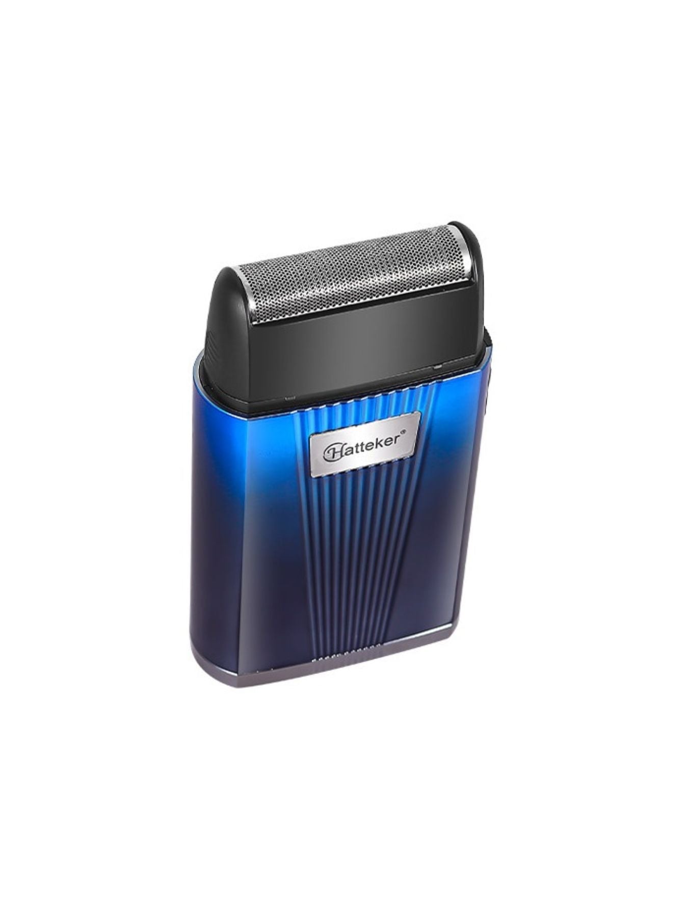 Blue portable electric shaver by Trendsi, compact and lightweight for easy grooming on the go.