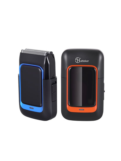 Blue Trendsi portable shaver with color accent, compact and lightweight for easy grooming.