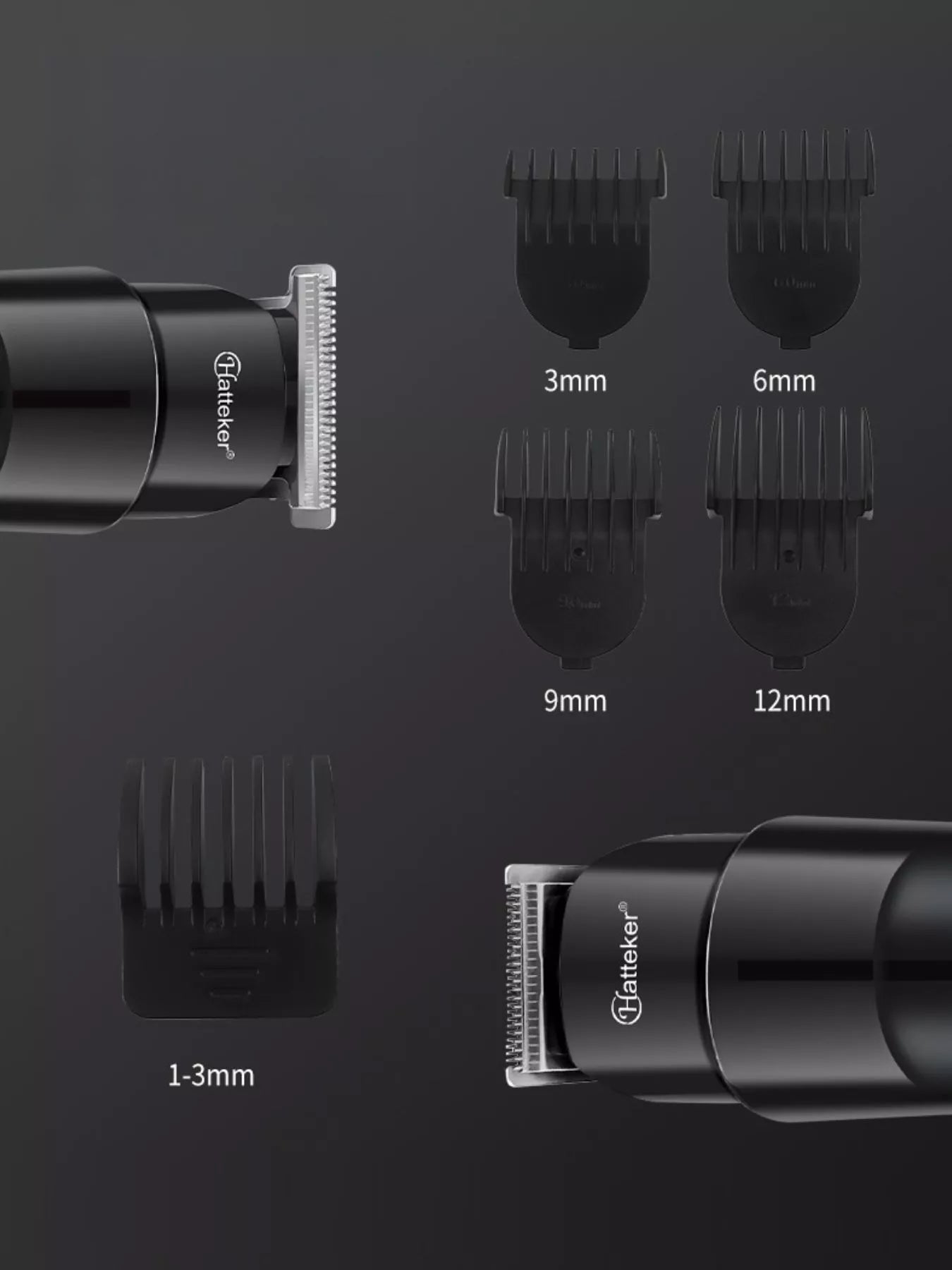 Blue waterproof hair clipper by Trendsi with a sleek design, suitable for professional or home grooming.
