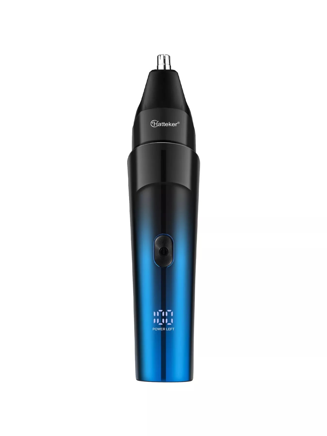 Blue waterproof hair clipper by Trendsi with a sleek design, suitable for professional or personal grooming.