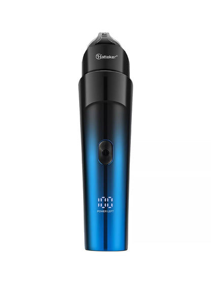 Blue waterproof hair clipper from Trendsi with a sleek design, suitable for professional or home grooming.