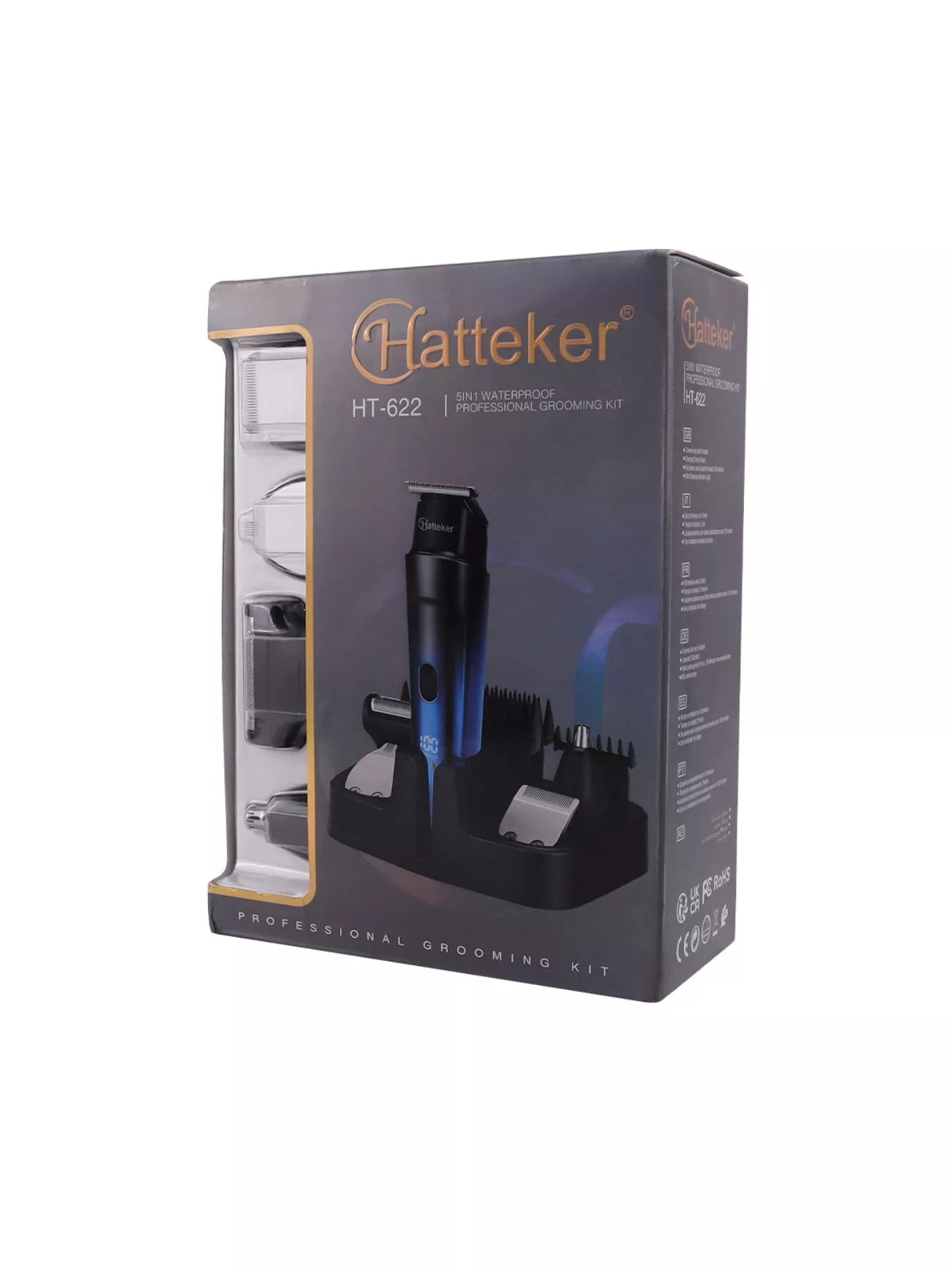 Blue waterproof hair clipper from Trendsi, designed for precise hair cutting with a durable, water-resistant build.
