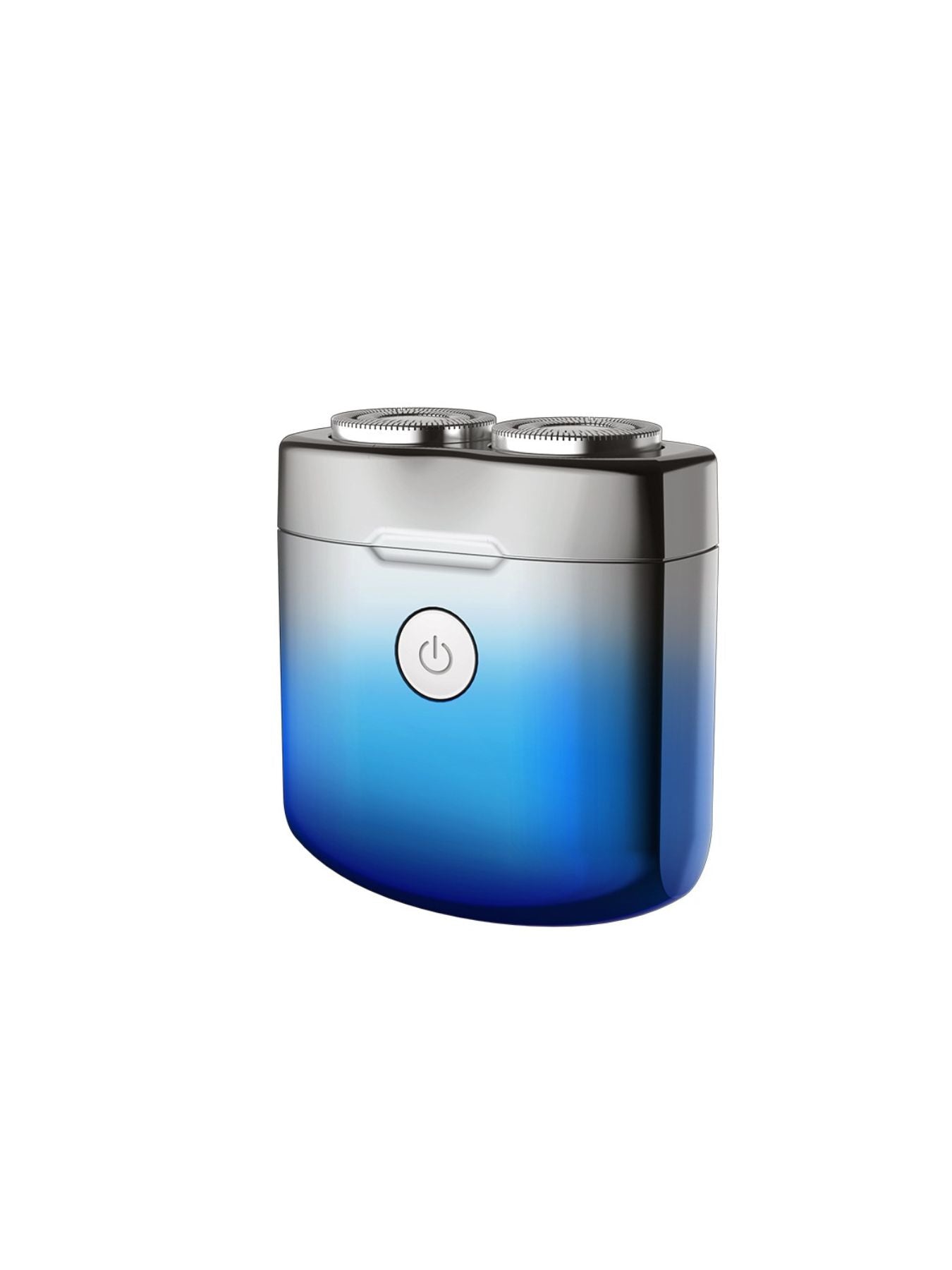 Blue waterproof rechargeable electric shaver by Trendsi with a sleek design and ergonomic handle for a close shave.