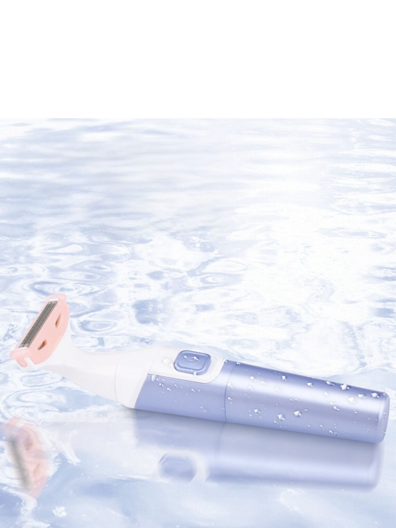 Blue and purple Trendsi painless hair removal epilator with ergonomic design for easy, effective hair removal.