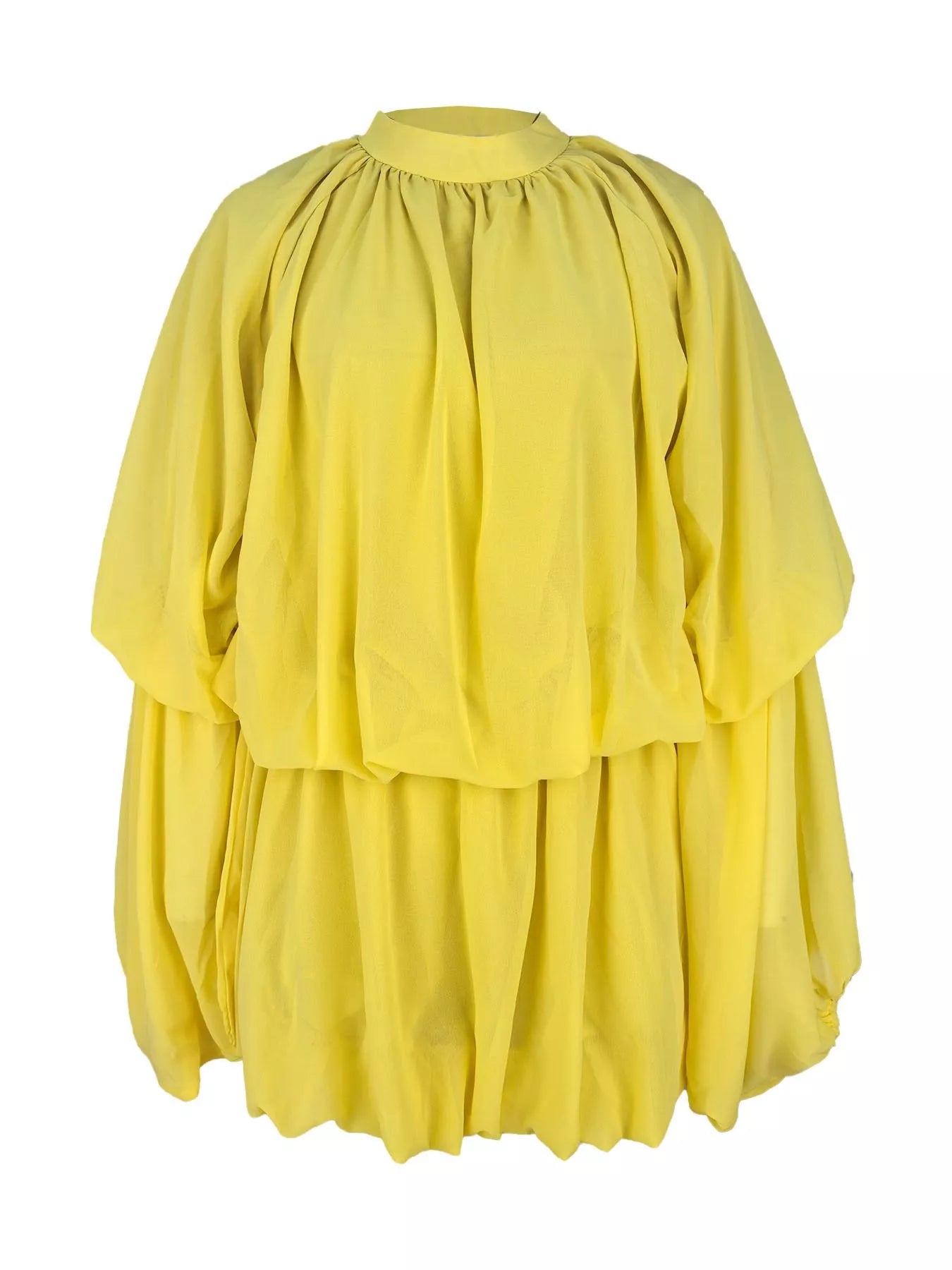 Blue pleated long sleeve top and skirt set by Trendsi, stylish and coordinated outfit for casual or dressy occasions.