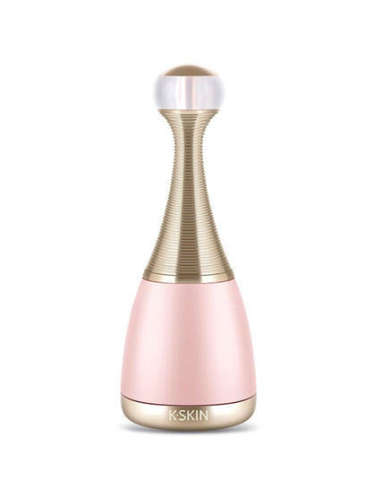 Blush pink Trendsi facial steamer beauty device for facial skin hydration and cleansing, compact and user-friendly design.