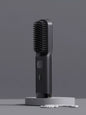 Blush pink Trendsi heated straightening comb with one-size design, showcasing the sleek, electric styling tool on a white background.