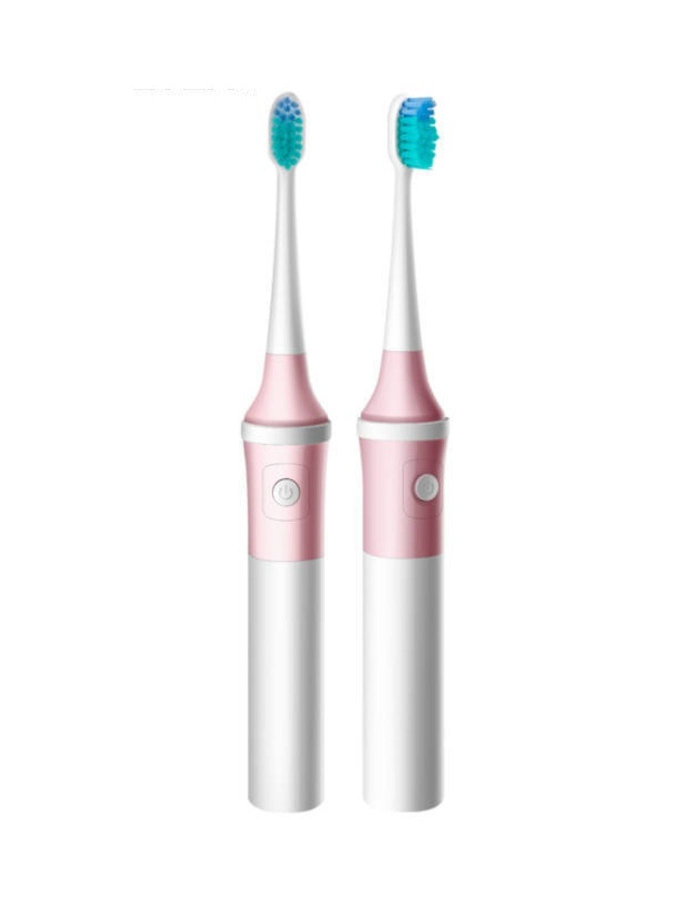 Blush pink Trendsi electric toothbrush with multiple cleaning modes, featuring a sleek design and interchangeable brush heads.