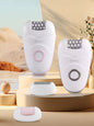 Blush pink portable Trendsi hair removal epilator with one-size design for efficient at-home hair removal.