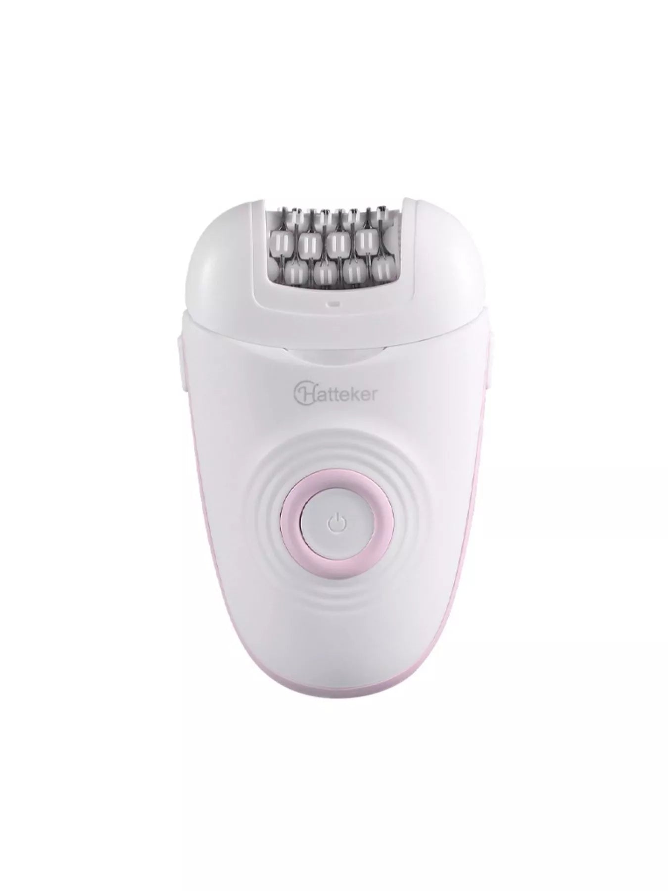 Blush pink portable Trendsi hair removal epilator with one size fits all design, compact and easy to use for smooth skin.
