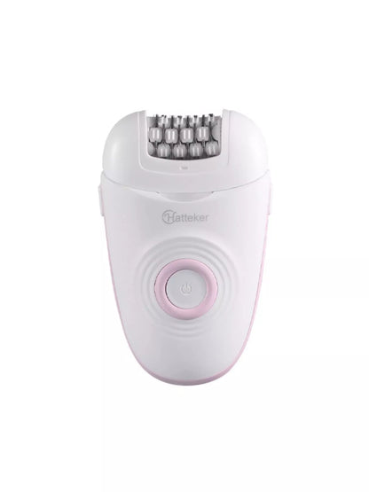 Blush pink portable Trendsi hair removal epilator with one size fits all design, compact and easy to use for smooth skin.