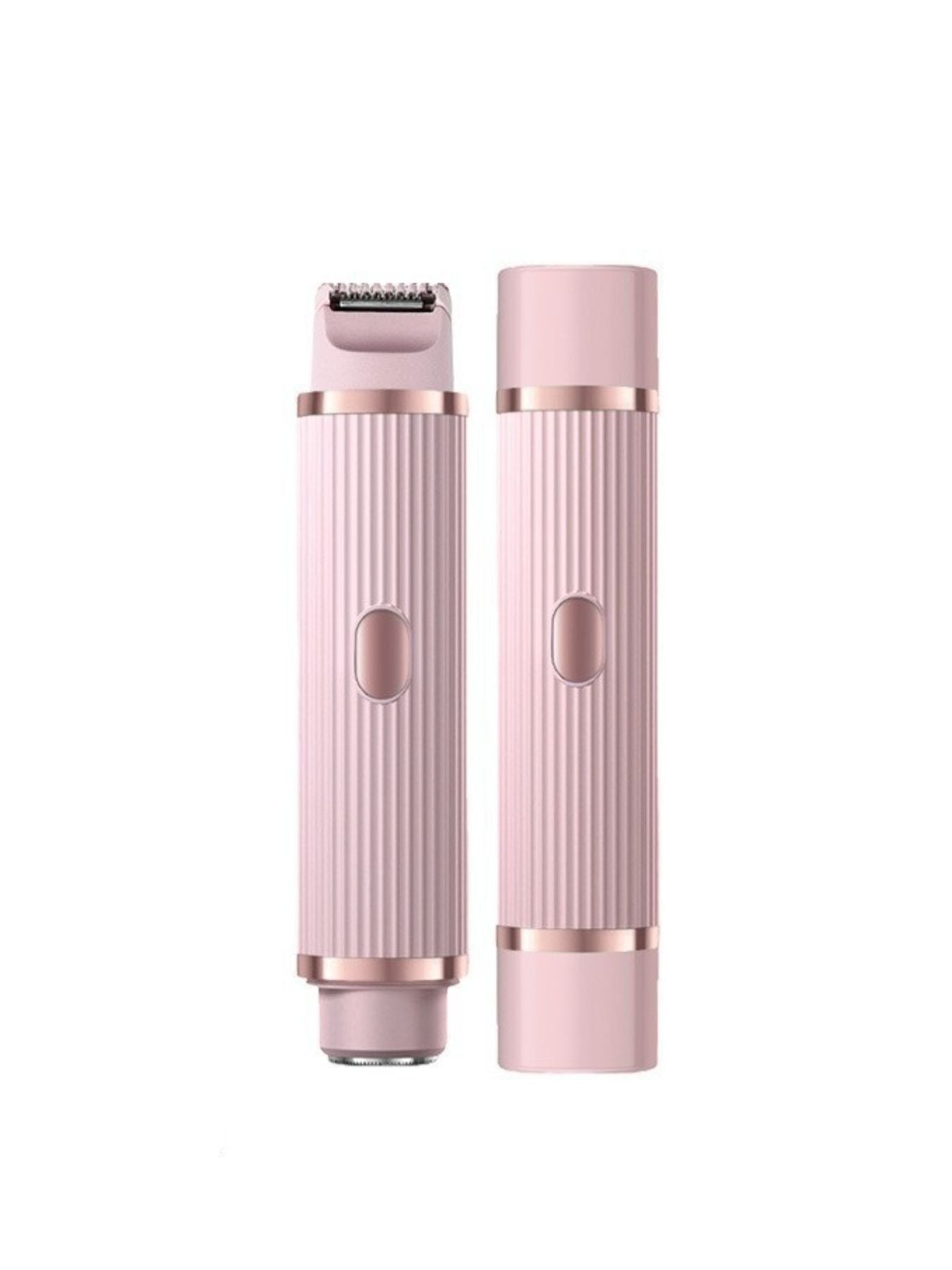 Blush pink portable hair removal epilator by Trendsi with one-size design and compact size for easy use.