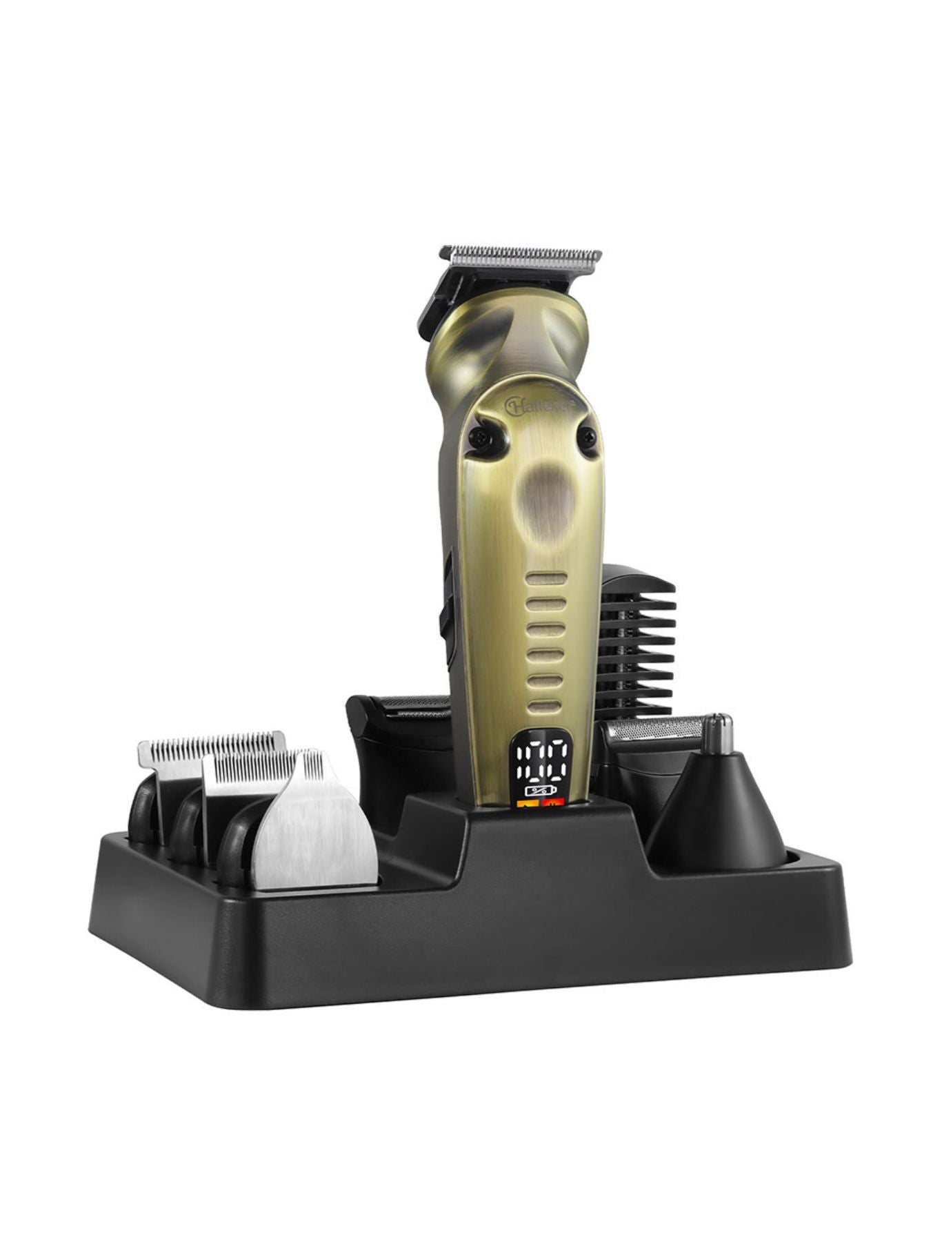 Trendsi professional cordless hair clipper with brass blades, designed for precise hair trimming and grooming.