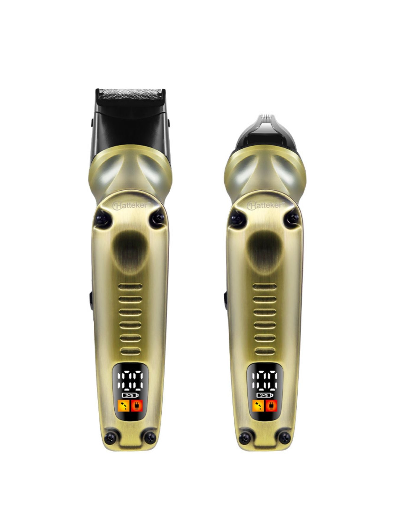 Trendsi professional cordless hair clipper with brass blades, compact design, and ergonomic handle for precise hair cutting.