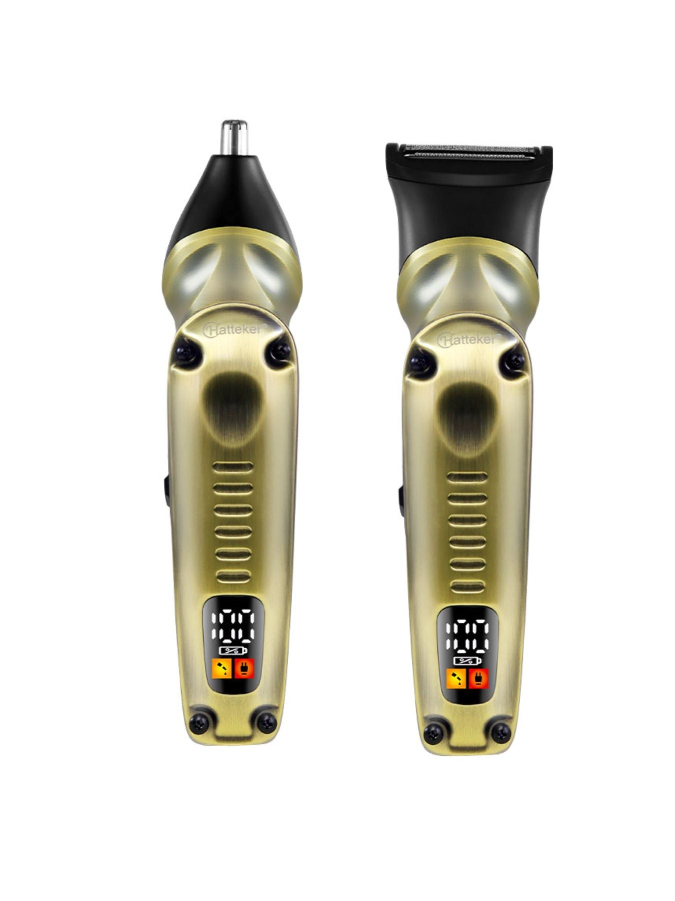 Trendsi professional cordless hair clipper with brass body and ergonomic design for precise grooming.
