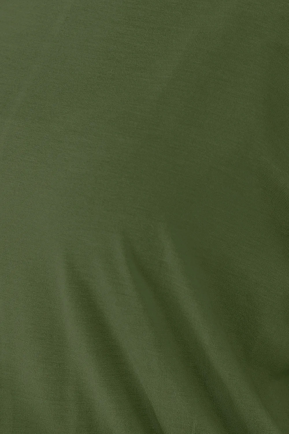 Trendsi Basic Bae brown full-size round neck batwing sleeve top displayed on a hanger, soft fabric and relaxed fit.