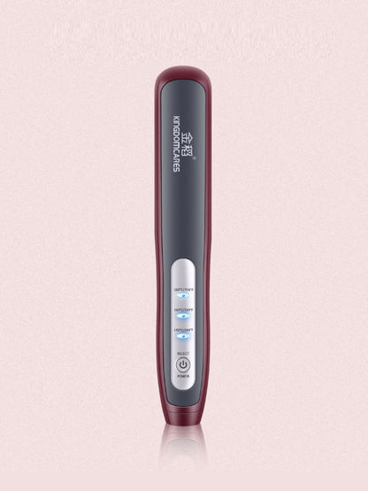 Trendsi heated straightening comb in burgundy with North American plug, designed for easy hair styling and smoothing.