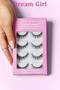 Trendsi SO PINK BEAUTY faux mink eyelashes in cat-eye style, 5 pairs of natural-looking, lightweight false eyelashes for a bold eye look.
