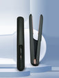 Trendsi champagne gold ceramic curling iron with fast heating and one size for easy styling and curling hair.