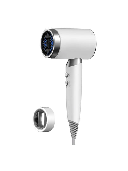 Dark gray Trendsi constant temperature hair dryer with European plug, showcasing sleek design and adjustable airflow.