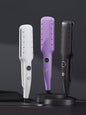 Dark gray Trendsi fast heating hair straightener with European plug for quick, smooth styling.