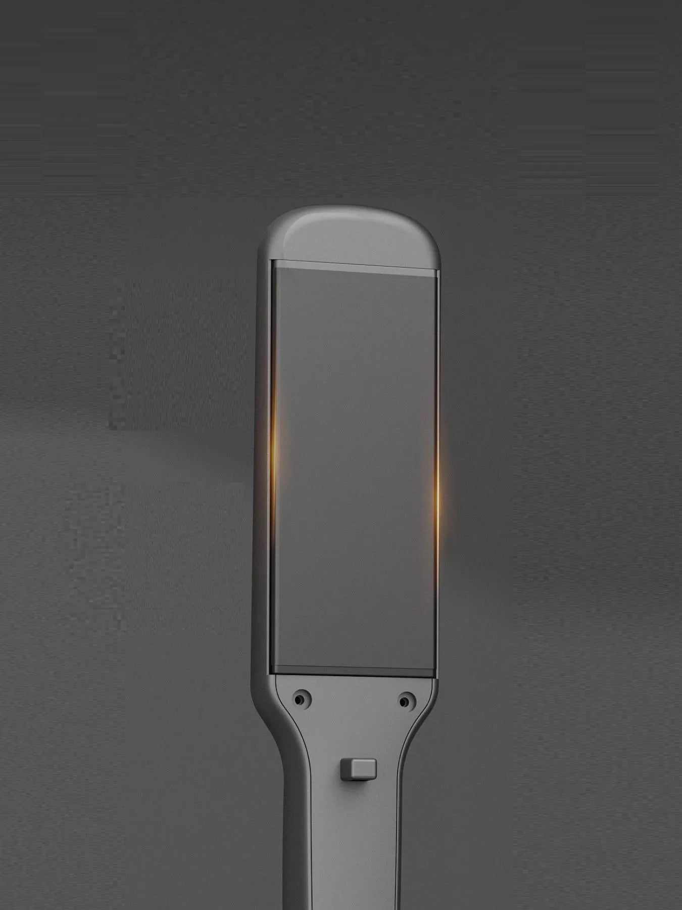 Dark gray Trendsi fast heating hair straightener with European plug, smooth ceramic plates for sleek, straight hair styling.
