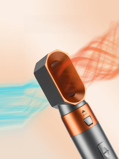 Dark gray Trendsi hot air brush with European plug, fast heating and styling for smooth, shiny hair.