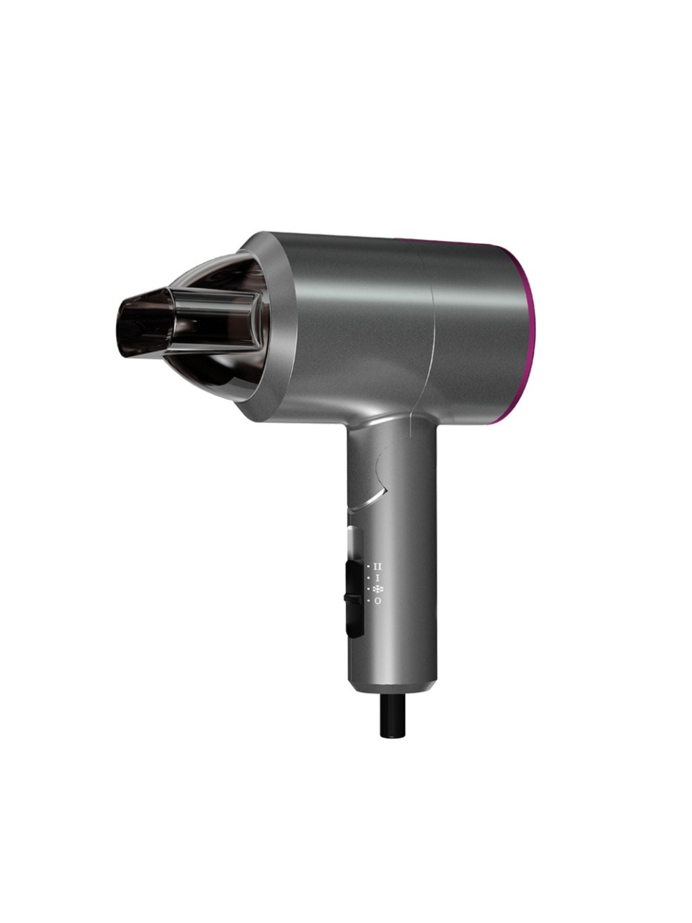 Dark gray lightweight household hair dryer by Trendsi with European plug, compact and easy to handle for quick drying.