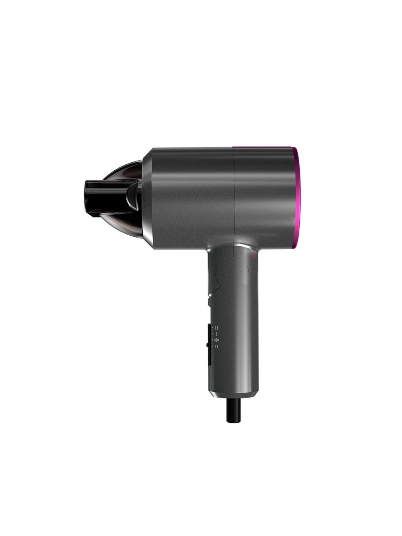 Dark gray lightweight household hair dryer by Trendsi with European plug, compact and easy to handle for quick drying.