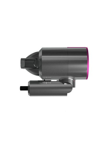 Dark gray lightweight household hair dryer by Trendsi with European plug, compact design for quick and easy hair drying.