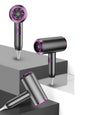 Dark gray Trendsi portable negative ion household hair dryer with European plug, compact design for easy hair styling.