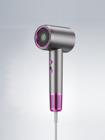 Dark gray Trendsi high-speed hair dryer with temperature control and European plug, designed for quick, efficient styling.