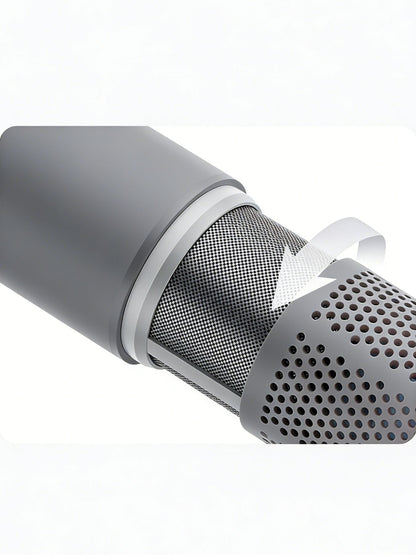 Dark gray Trendsi high-speed hair dryer with North American plug, showcasing its compact design and fast-drying features.