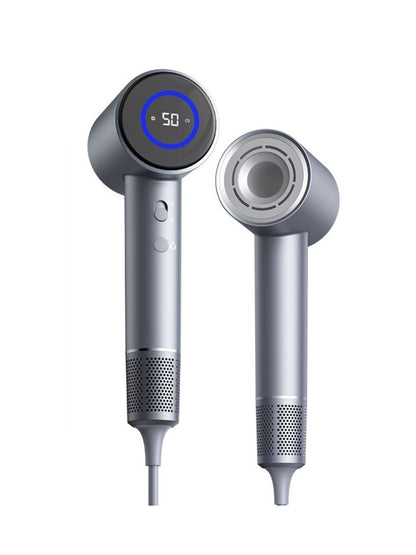 Dark gray Trendsi high-speed hair dryer with North American plug, designed for fast drying and quick styling.